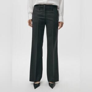 ZARA STRAIGHT CUT WOOL PANTS ZW COLLECTION